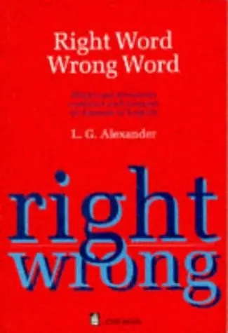 Cover of Right Word Wrong Word Paper