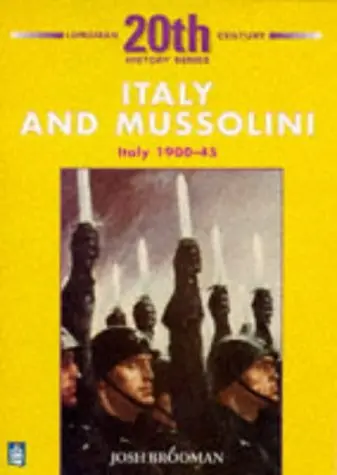 Cover of Italy and Mussolini