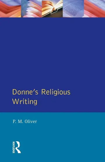 Cover of Donne's Religious Writing