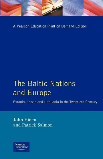 Cover of The Baltic Nations and Europe