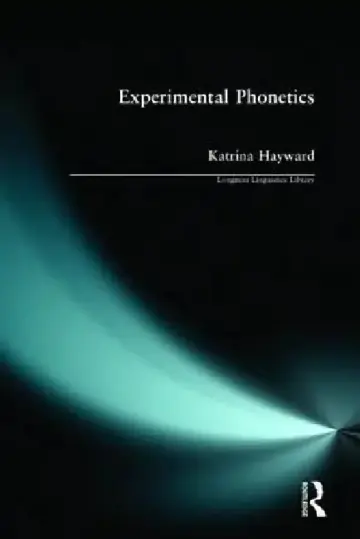 Cover of Experimental Phonetics