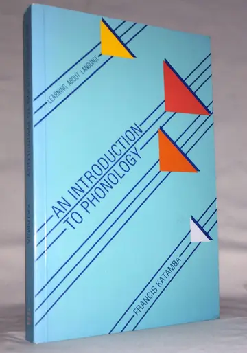 Cover of Introduction to Phonology