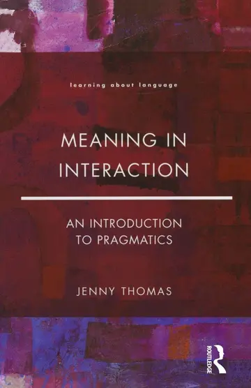 Cover of Meaning in Interaction