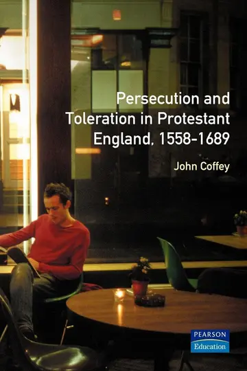 Cover of Persecution and Toleration in Protestant England 1588-1689