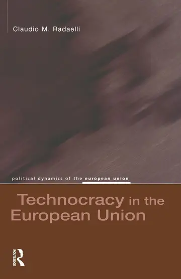 Cover of Technocracy in the European Union