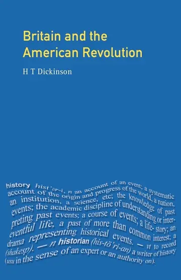 Cover of Britain and the American Revolution