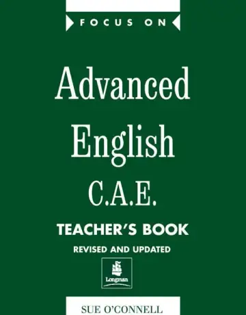Cover of Focus on Advanced English C.A.E. Teachers Book New Edition