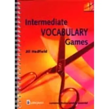 Cover of Intermediate Vocabulary Games Teachers Resource Book