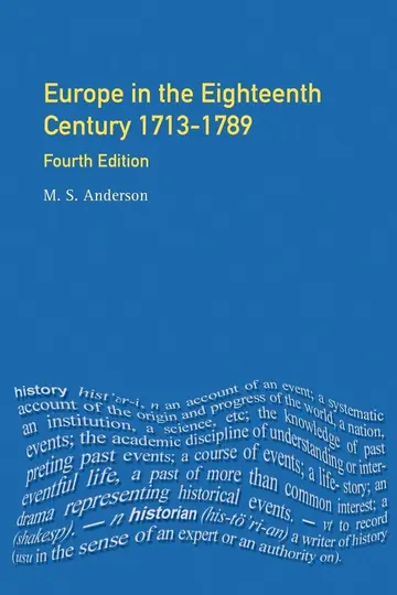 Cover of Europe in the Eighteenth Century 1713-1789