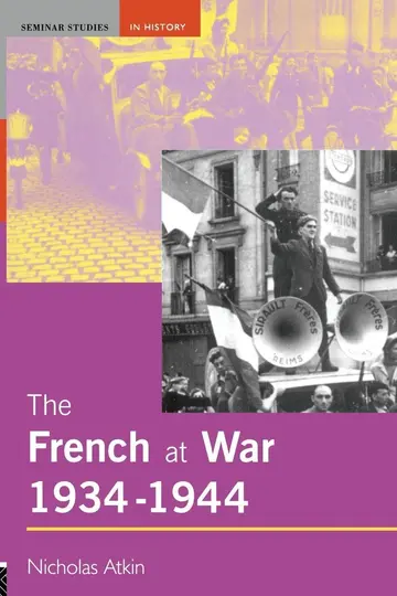 Cover of The French at War 1934 to 1944