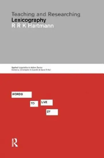 Cover of Teaching and Researching Lexicography