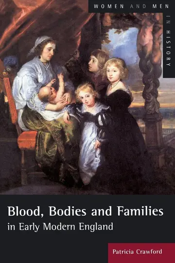 Cover of Blood, Bodies and Families in Early Modern England
