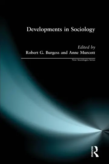 Cover of Developments in Sociology