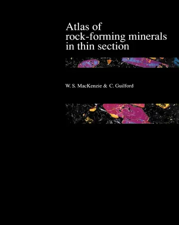 Cover of Atlas of the Rock Forming Minerals in Thin Section