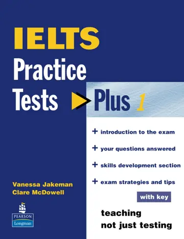 Cover of Practice Tests Plus IELTS with Key
