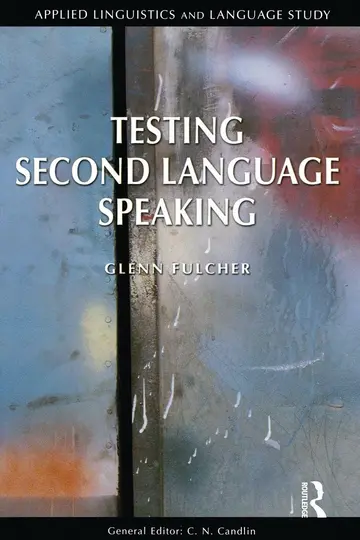 Cover of Testing Second Language Speaking