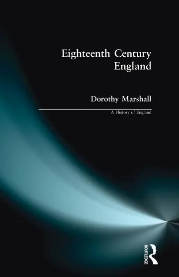 Cover of Eighteenth Century England 1714 - 1784