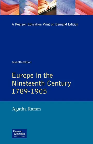 Cover of Europe in the Nineteenth Century, 1789-1905