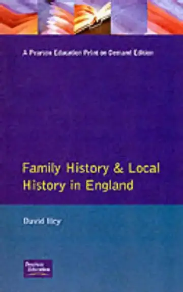 Cover of Family History and Local History in England