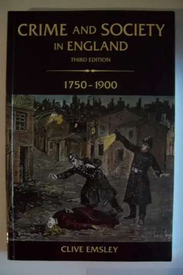 Cover of Crime and Society in England, 1750-1900