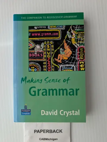Cover of Making Sense of Grammar