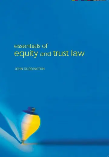 Cover of Essentials of Equity & Trusts Law