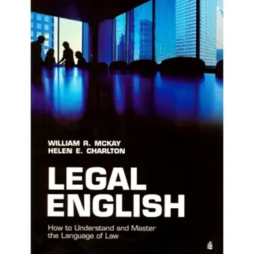 Cover of Legal English