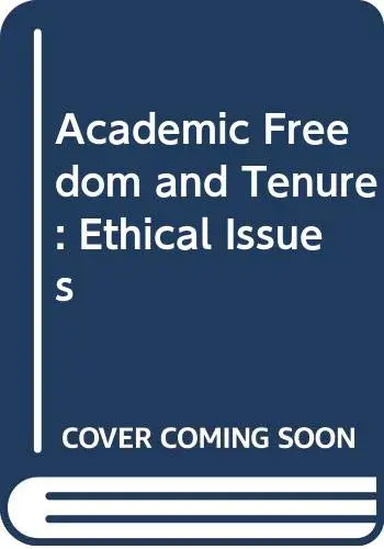 Cover of Academic Freedom and Tenure