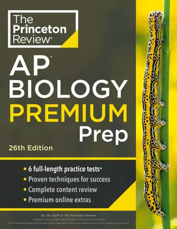 Cover of The Princeton Review AP Biology Premium Prep