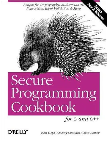 Cover of Secure Programming Cookbook for C & C++