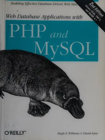 Cover of Web Database Applications with PHP and MySQL 2e