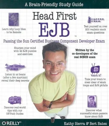 Cover of Head First EJB - Passing the Sun Certified Business Component Developer Exam