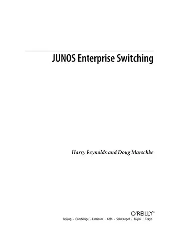 Cover of JUNOS Enterprise Switching