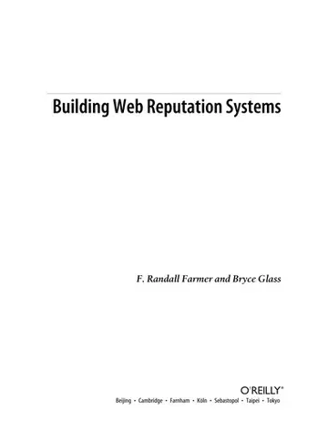 Cover of Building Web Reputation Systems
