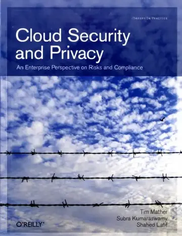 Cover of Cloud Security and Privacy