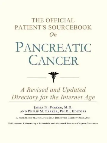 Cover of The Official Patient's Sourcebook on Pancreatic Cancer