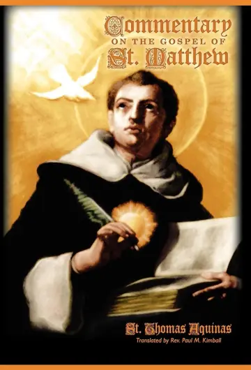 Cover of Commentary on the Gospel of St. Matthew