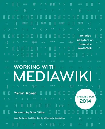 Cover of Working with MediaWiki