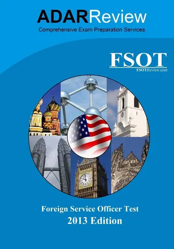 Cover of Foreign Service Officer Test (FSOT) 2013 Edition