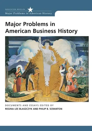 Cover of Major Problems in American Business History