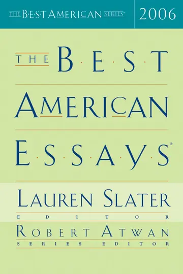 Cover of The Best American Essays 2006