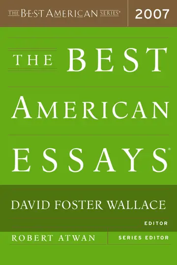 Cover of The Best American Essays 2007