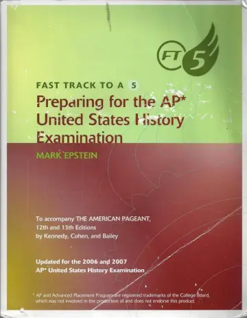 Cover of Fast Track to A 5 Preparing for the AP United States History Examination