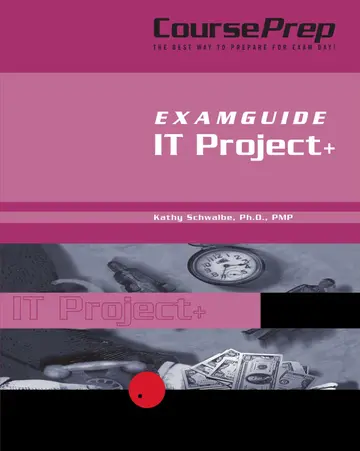 Cover of IT Project+ CoursePrep ExamGuide
