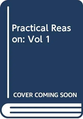 Cover of Phil Papers Vol 1 Pract Reason