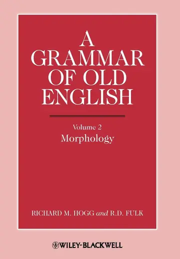 Cover of A Grammar of Old English