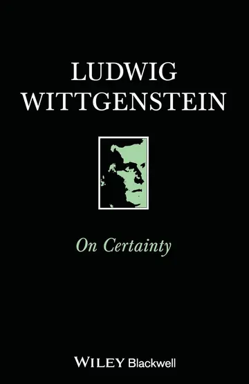 Cover of On Certainty