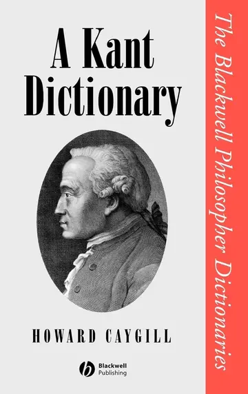 Cover of A Kant Dictionary