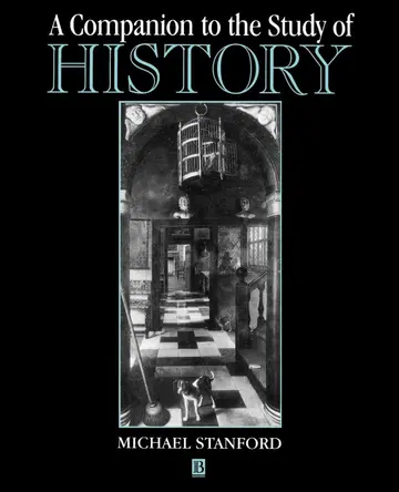Cover of A Companion to the Study of History