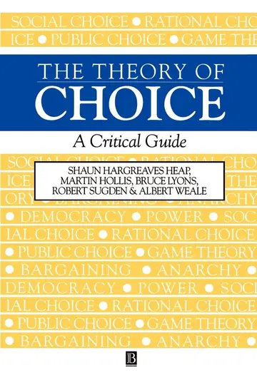 Cover of The Theory of Choice